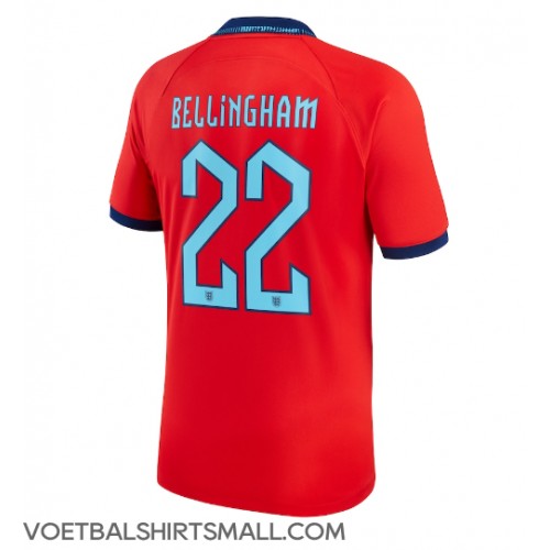 Engeland Jude Bellingham #22 Voetbalkleding Uitshirt WK 2022 Korte Mouwen